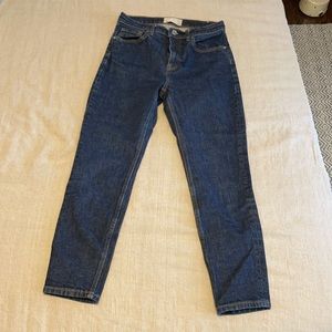 Everlane high rise ankle jeans